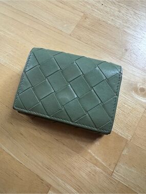 Bottega Veneta tri fold wallet